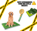 Kit de entrenamiento para perros: tapete sanitario + cepillo GRÁTIS